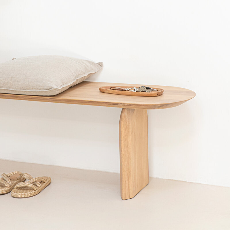 Design Dining Bench | Slot bench Walnut naturel lacquer | Walnut naturel lacquer | Studio HENK | 