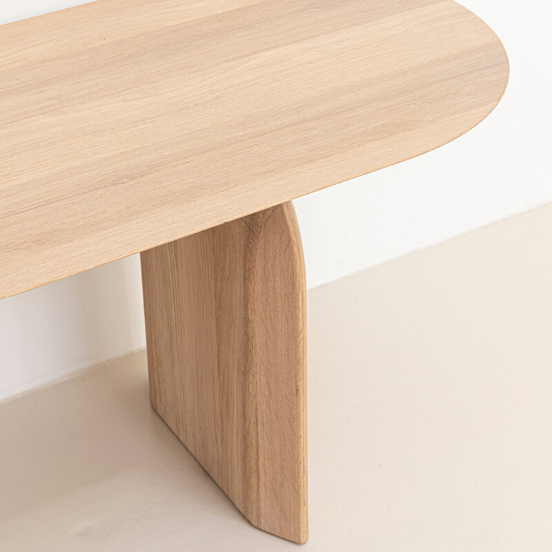 Design Dining Bench | Slot bench Walnut naturel lacquer | Walnut naturel lacquer | Studio HENK | 