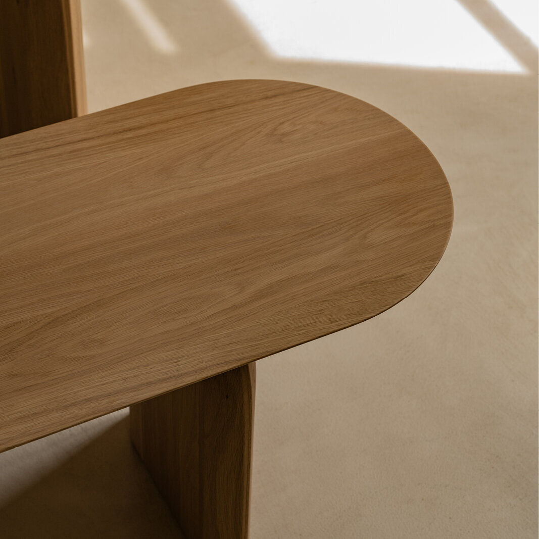 Design Dining Bench | Slot bench Walnut naturel lacquer | Walnut naturel lacquer | Studio HENK | 