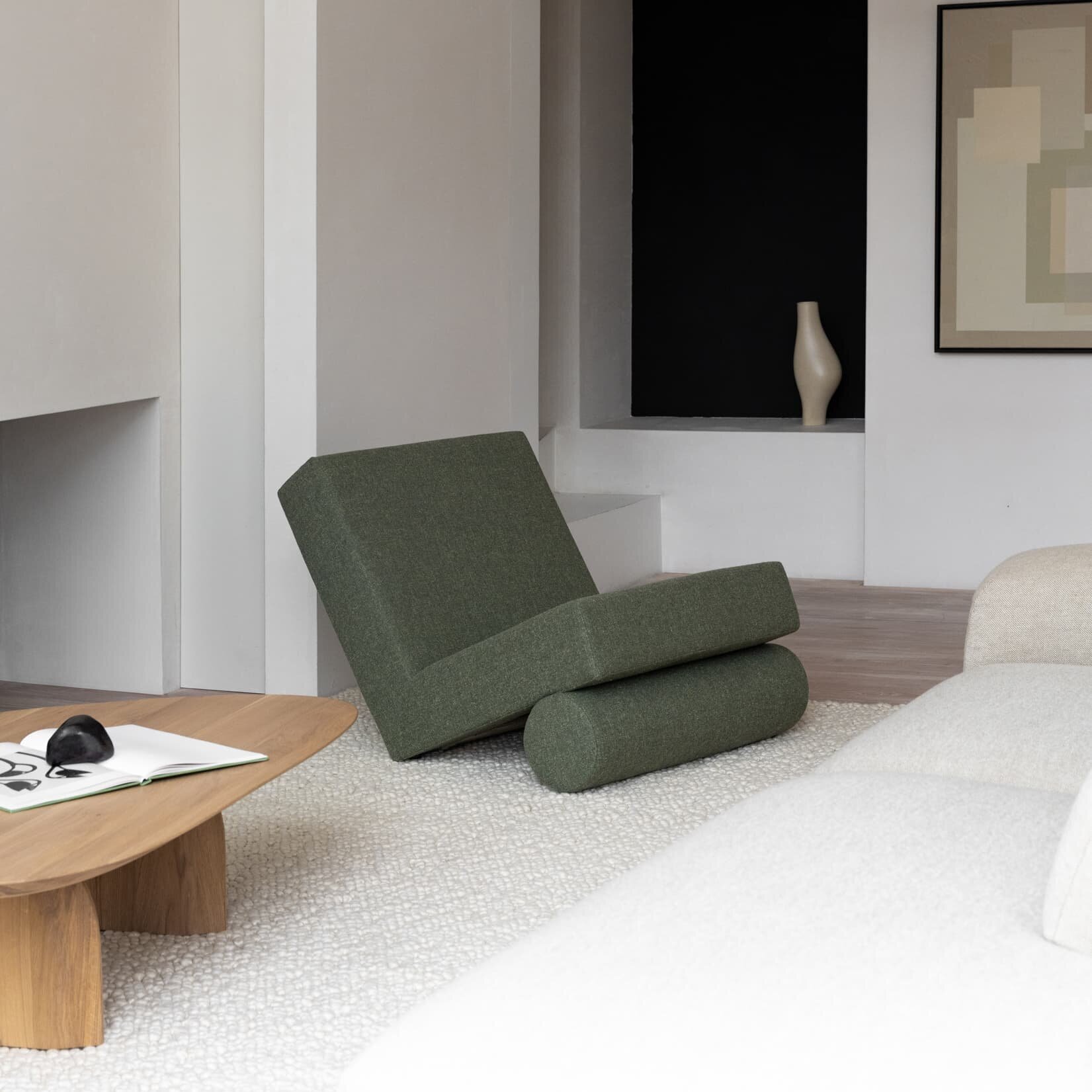 Design modern sofa | Lean lounge Chair 1 hallingdal65 350 | Studio HENK | 