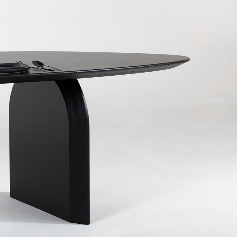 Blob Design dining table | Slot 1 Amoeba LivingBoard P5 Natural lacquer | Amoeba LivingBoard P5 Natural lacquer | Studio HENK | 