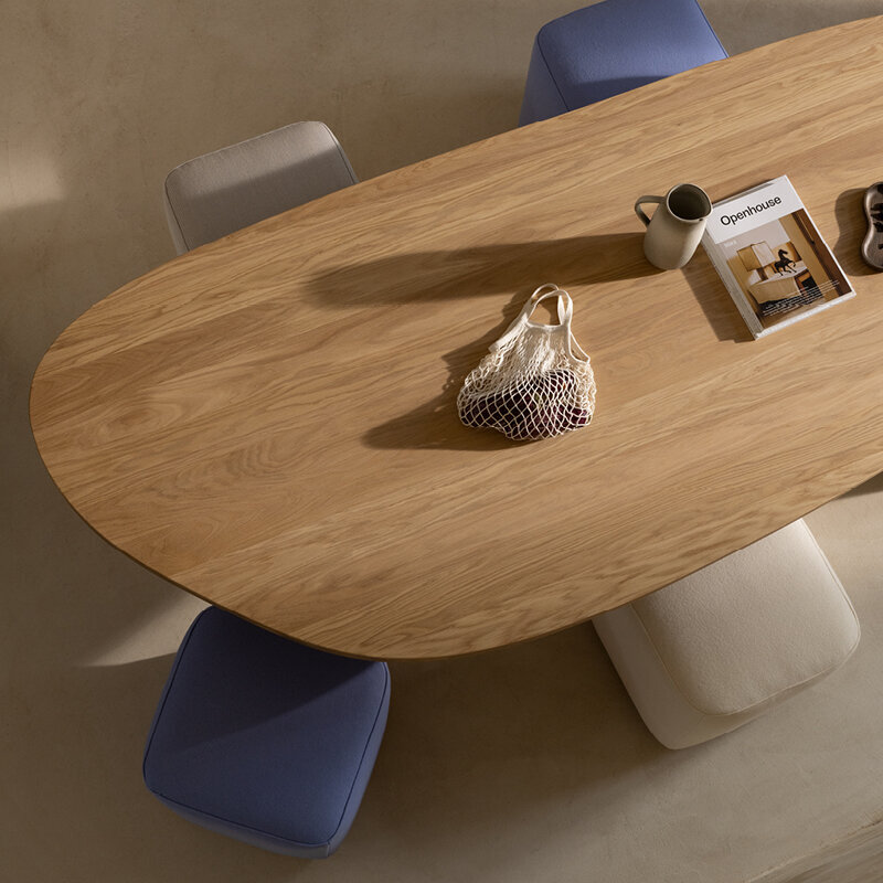 Blob Design dining table | Slot 1 Amoeba LivingBoard P5 Natural lacquer | Amoeba LivingBoard P5 Natural lacquer | Studio HENK | 