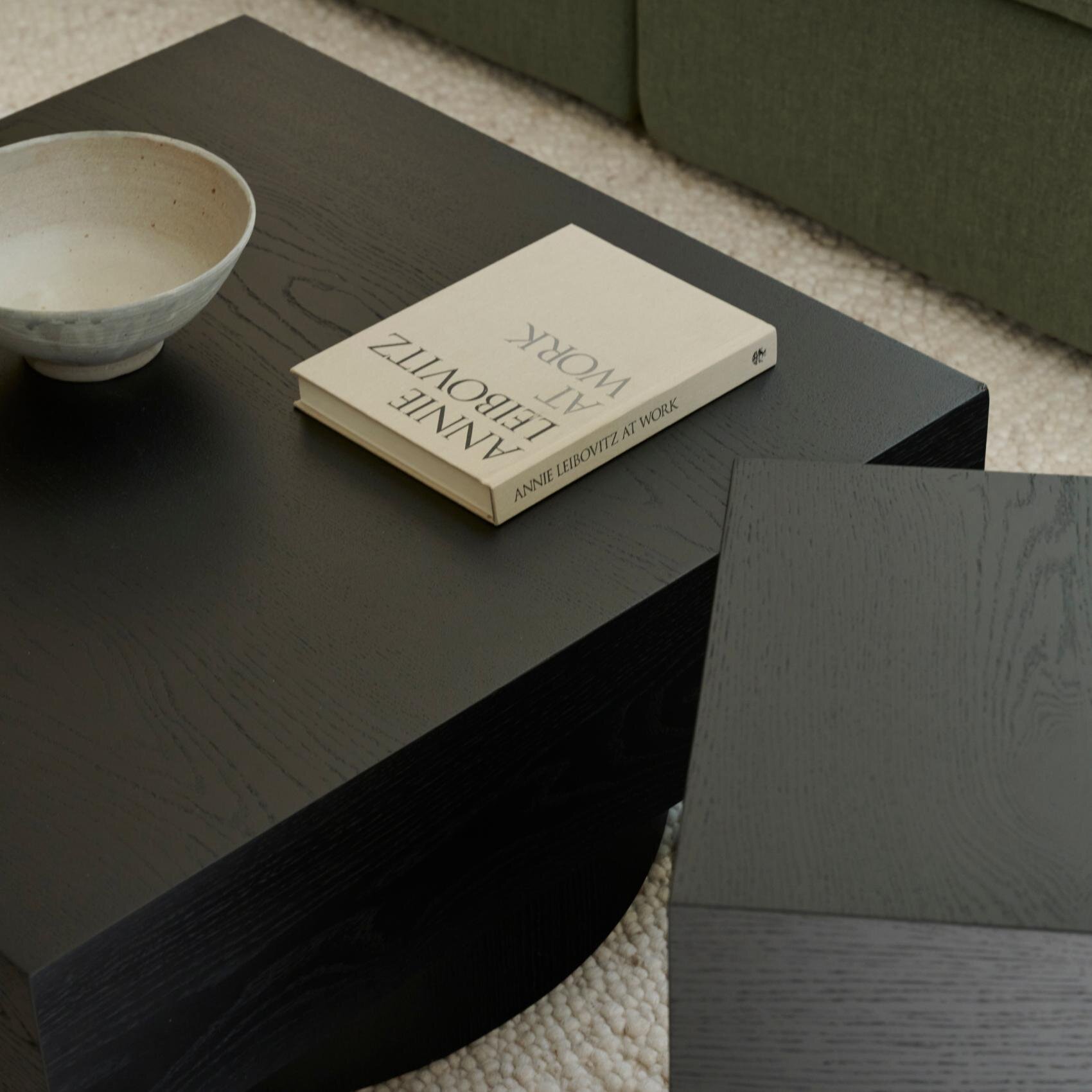 Design Coffee Table | Display coffee table 75 Oak black stain | Oak black stain | Studio HENK | 