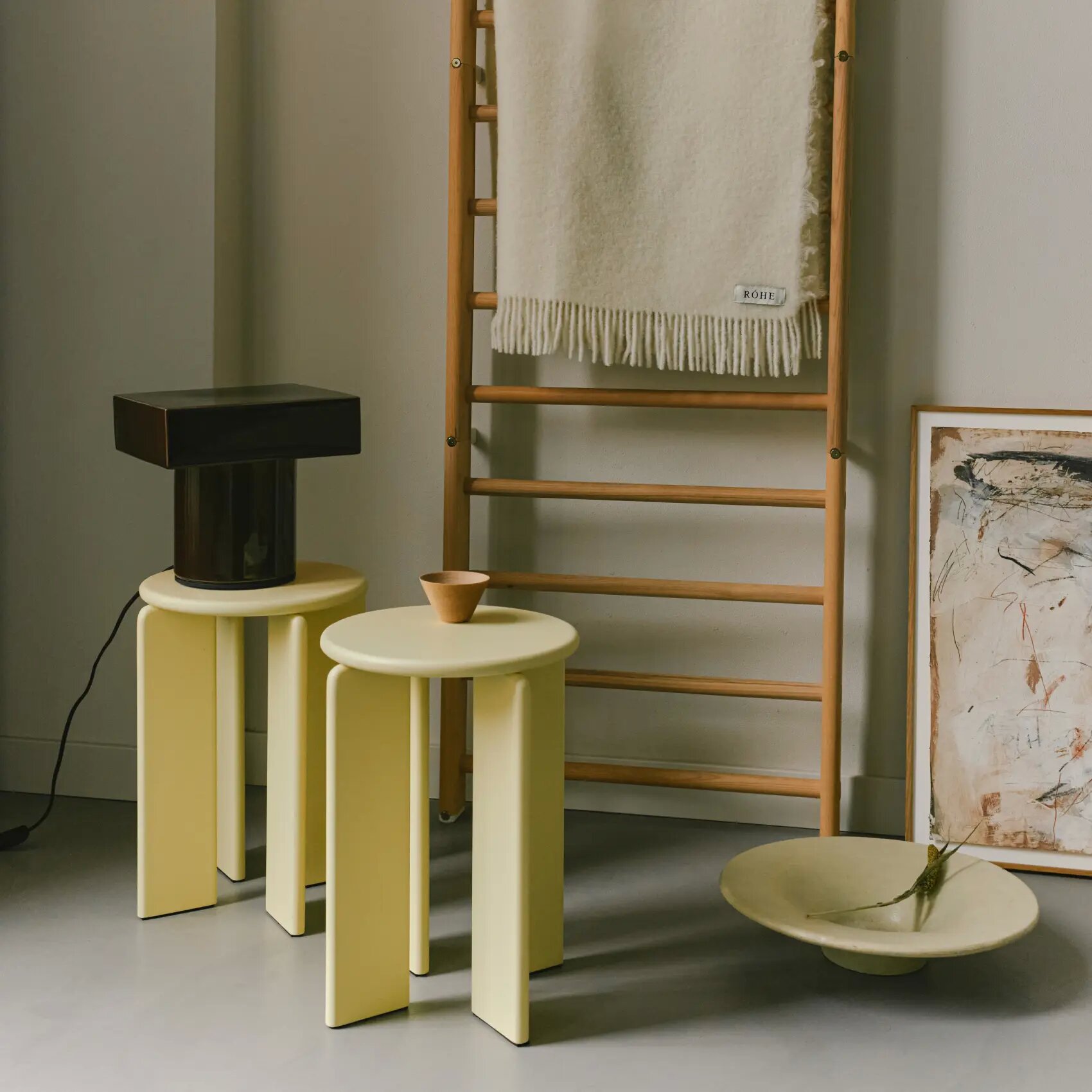 Design Coffee Table | Soft Coffee Table 32 Oak green lacquer | Oak green lacquer | Studio HENK | 