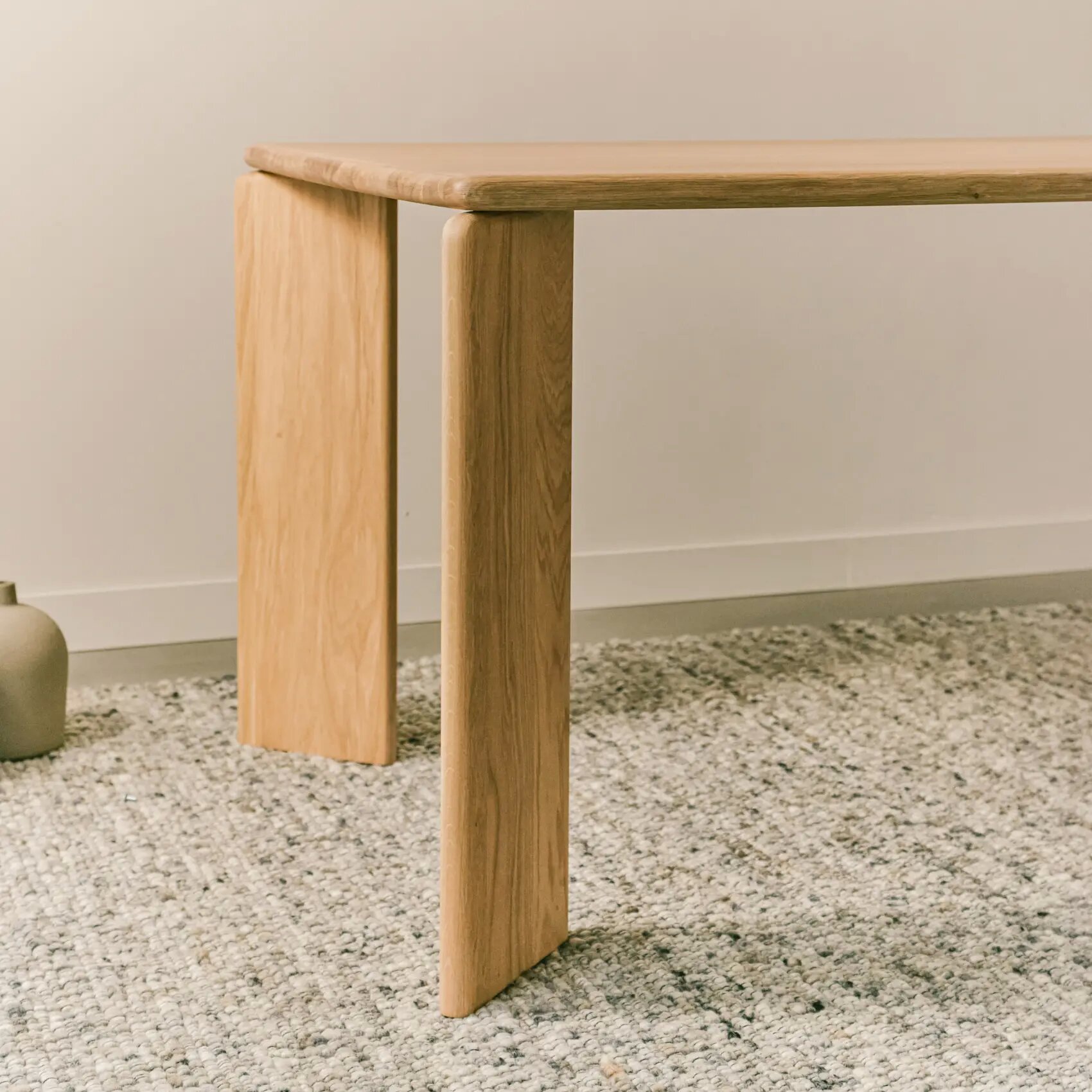 Rectangular Design dining table | Soft  Walnut naturel lacquer | Walnut naturel lacquer | Studio HENK | 