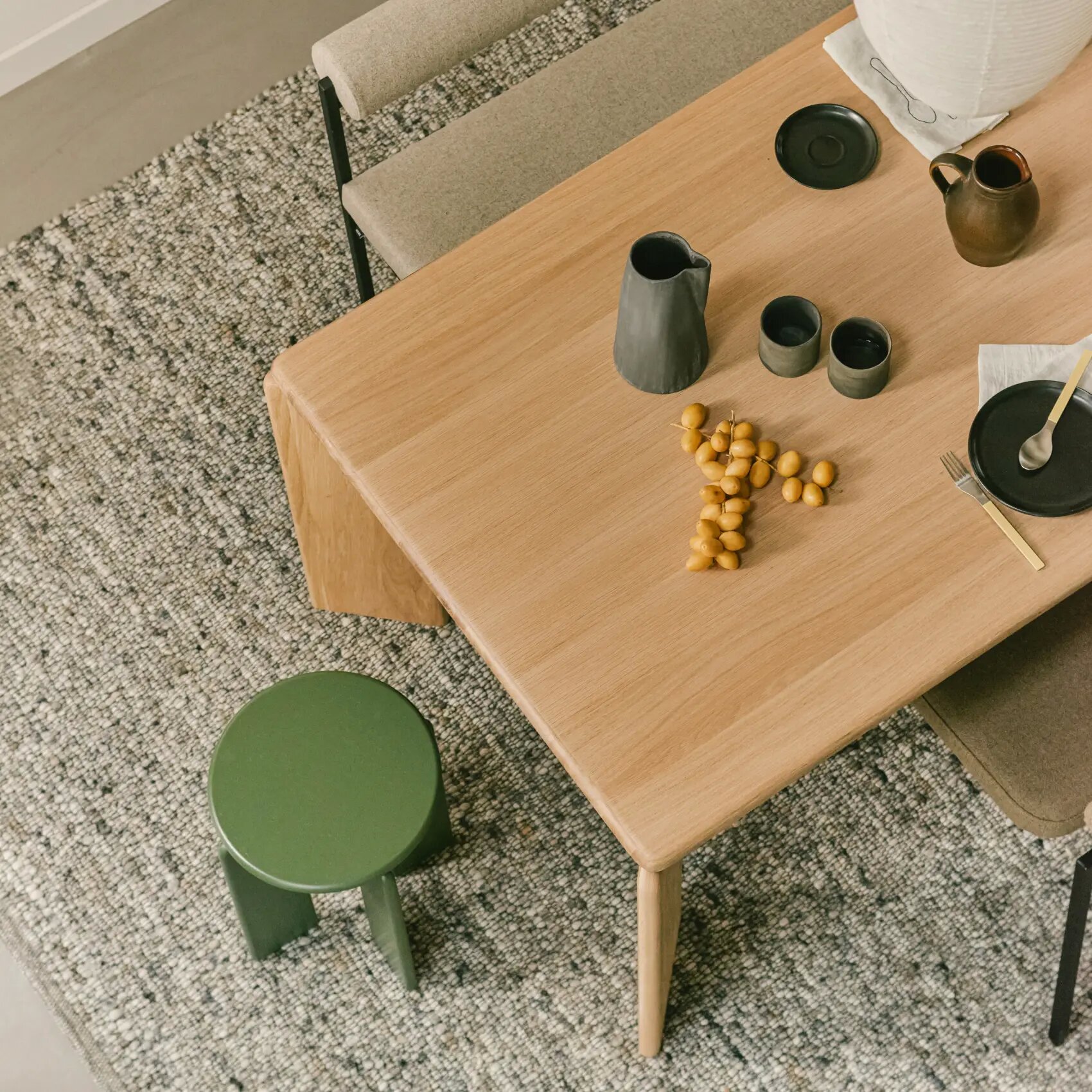 Rectangular Design dining table | Soft  Walnut naturel lacquer | Walnut naturel lacquer | Studio HENK | 