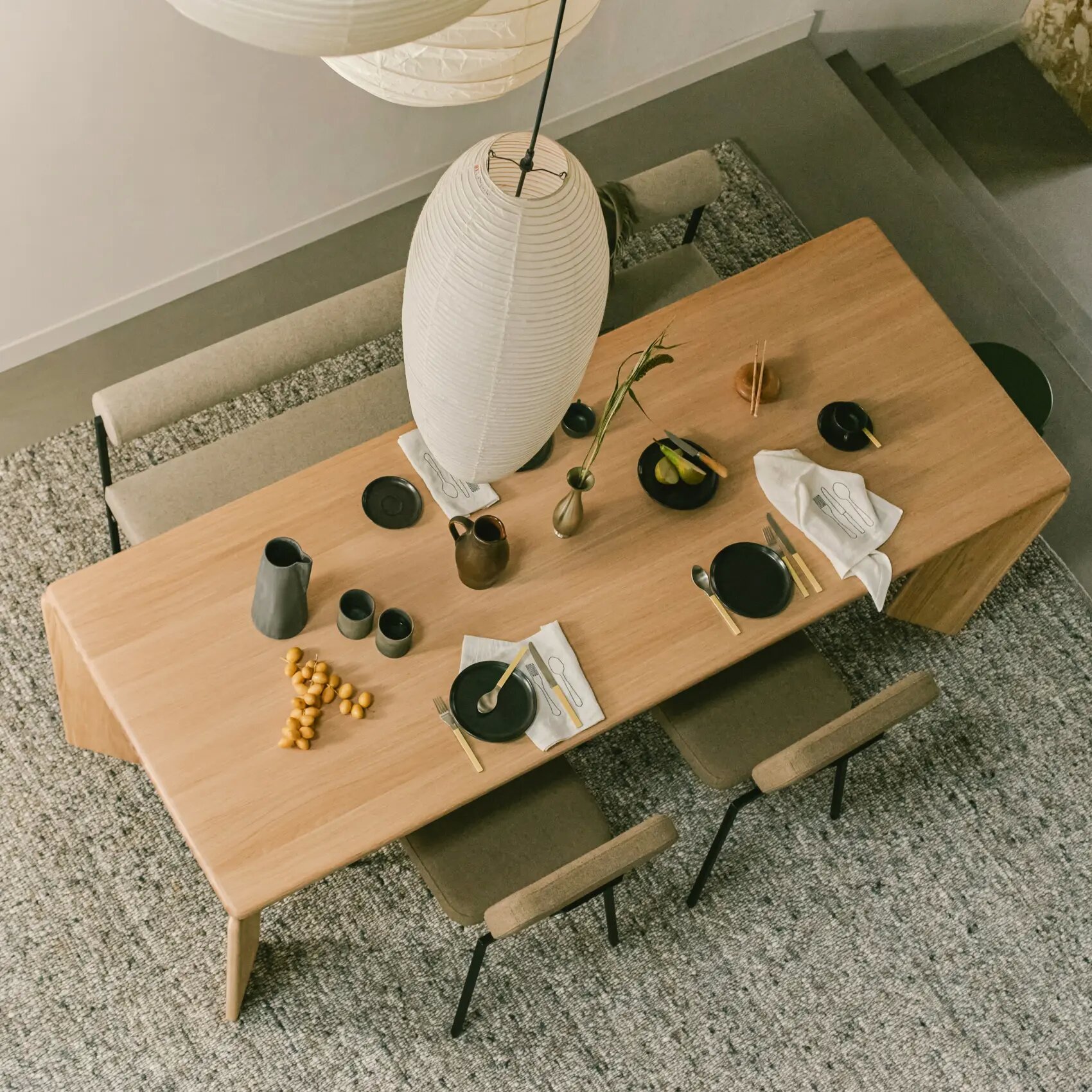 Rectangular Design dining table | Soft  Walnut naturel lacquer | Walnut naturel lacquer | Studio HENK | 