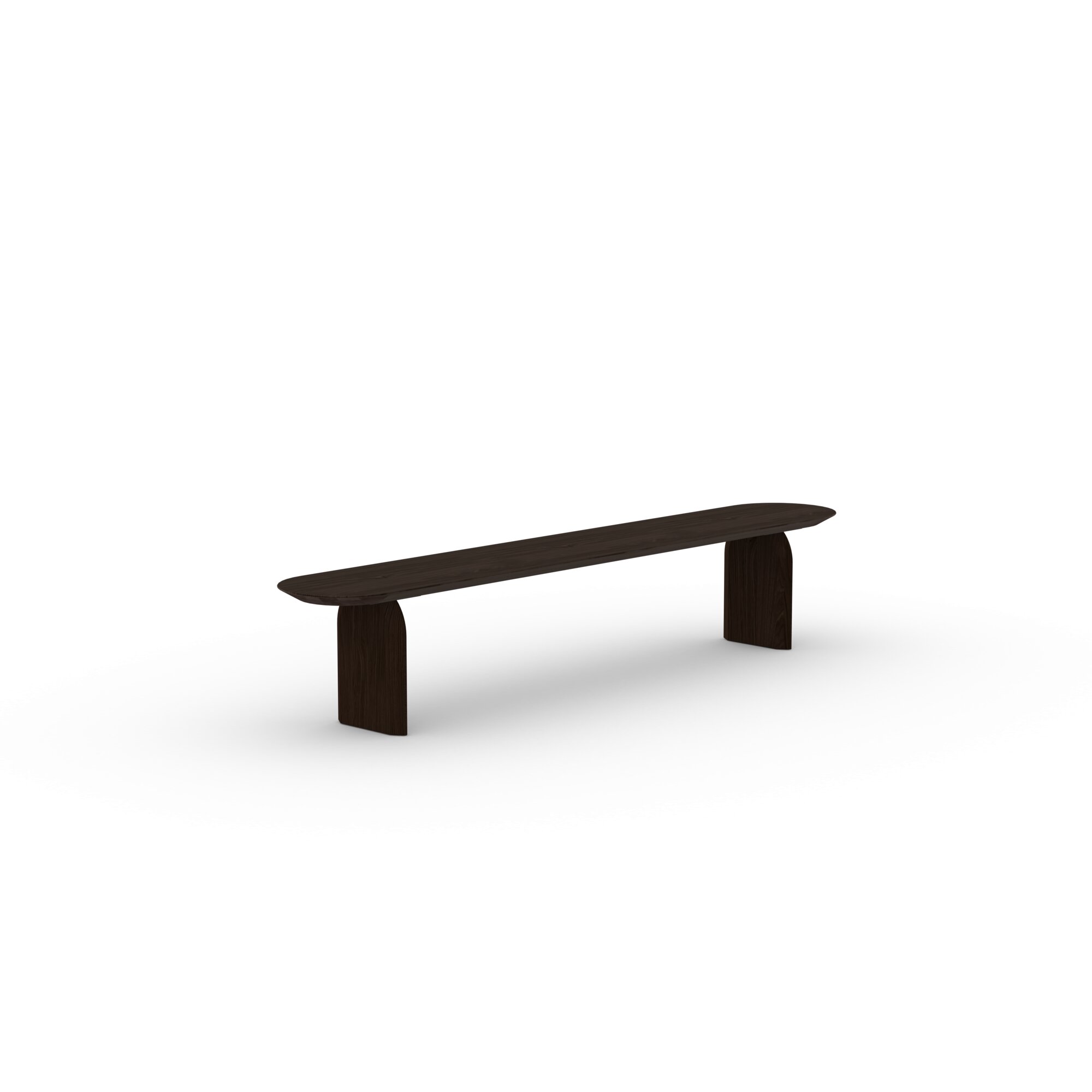 Design Dining Bench | Slot bench Oak smoked stain | Oak smoked stain | Studio HENK | 