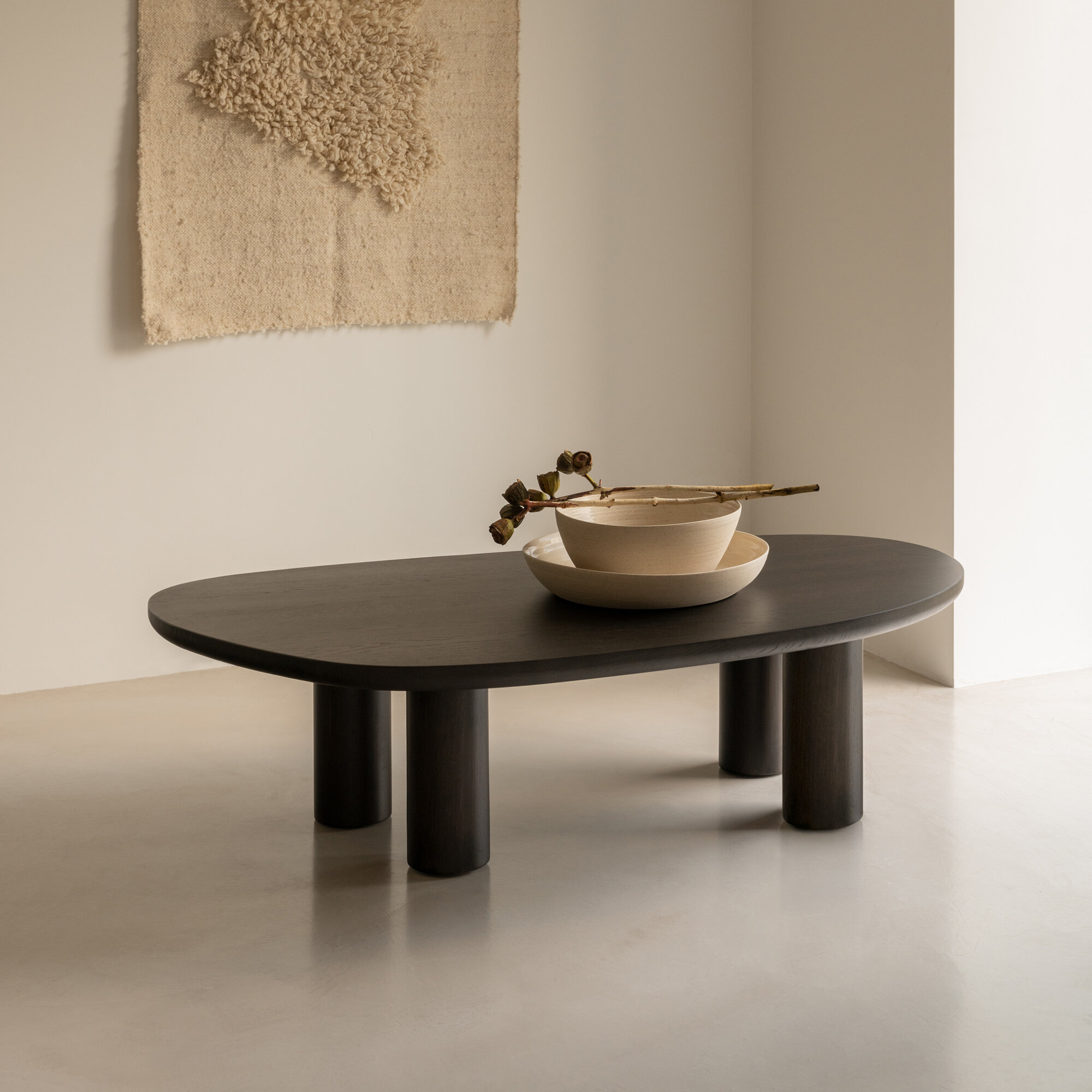 Design Coffee Table | Blob Coffee Table Walnut naturel lacquer | Walnut naturel lacquer | Studio HENK | 