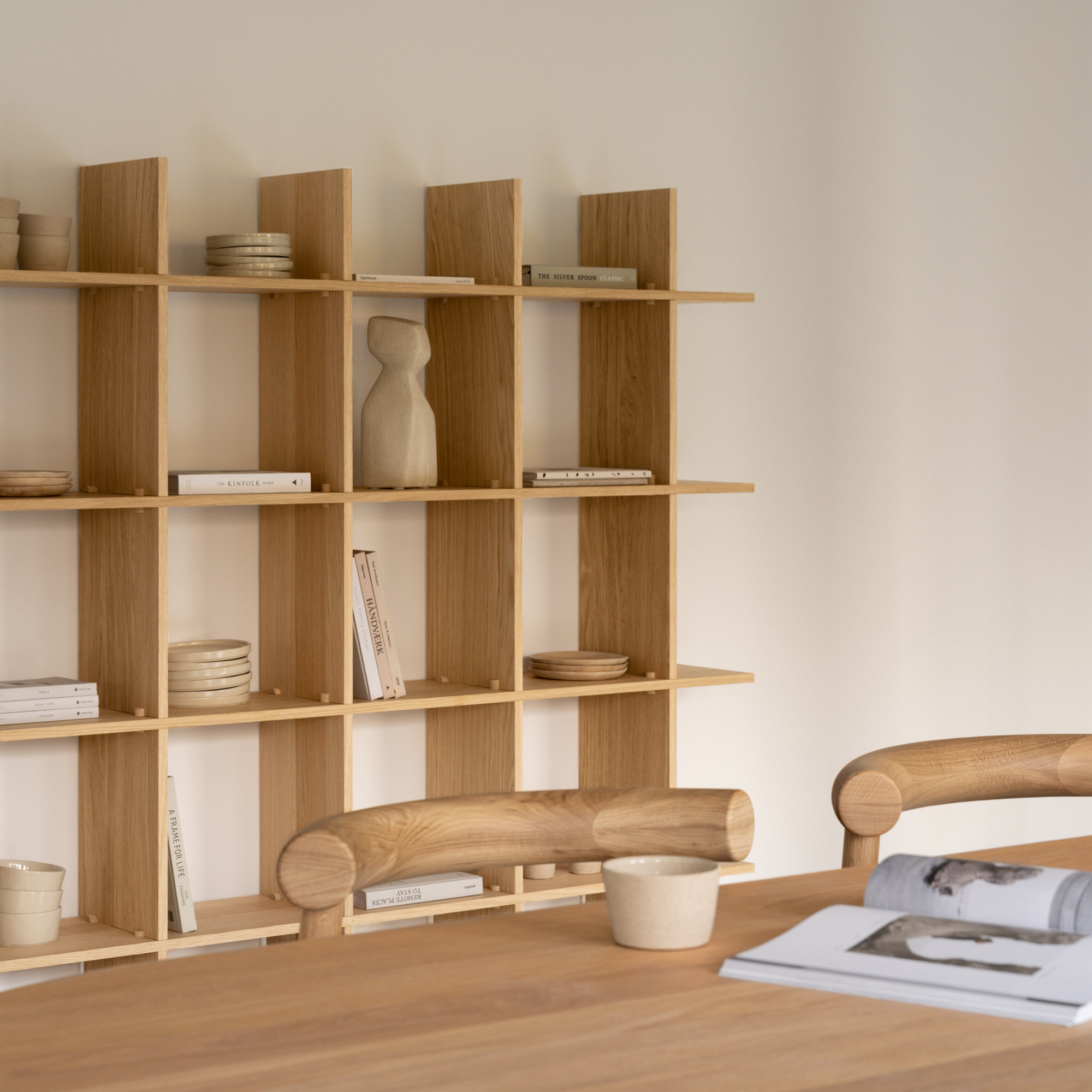 Designer cabinet | Column Cabinet 45 Oak natural light | Studio HENK | 
