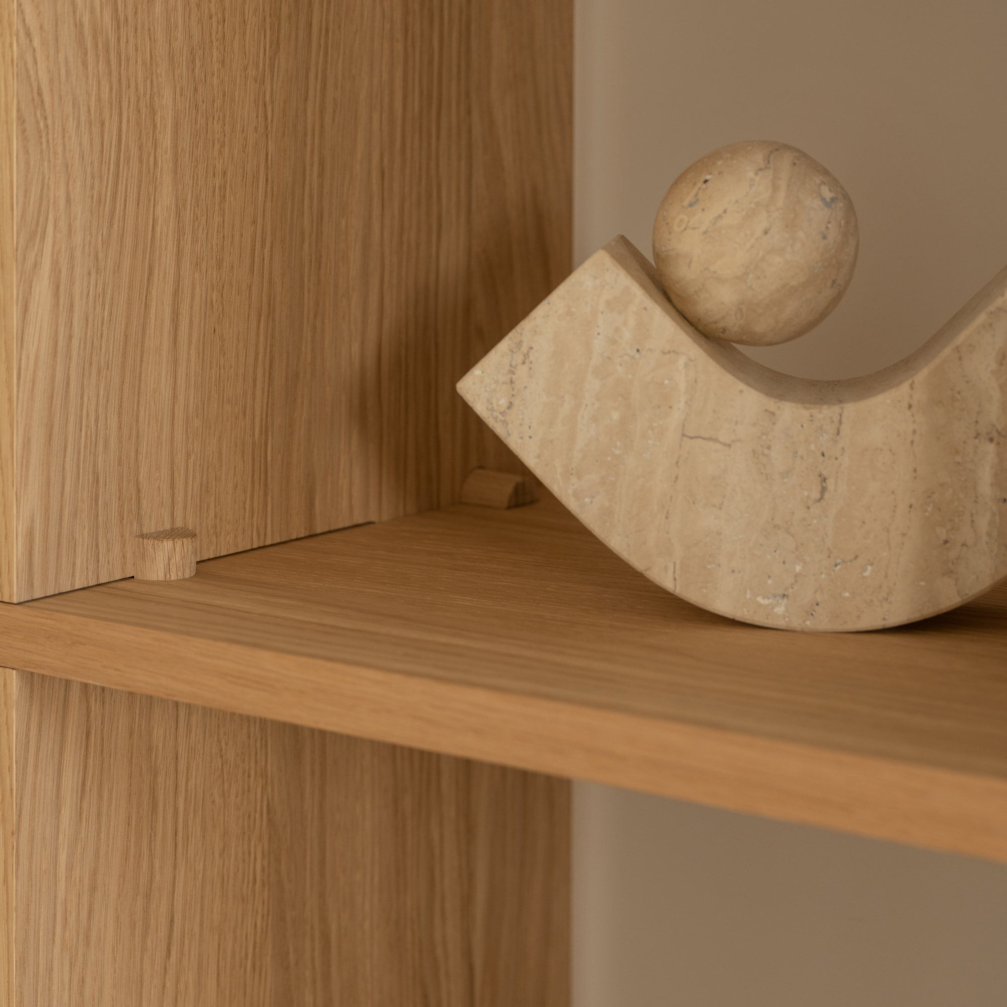 Designer cabinet | Column Cabinet 22 Oak natural light | Studio HENK | 