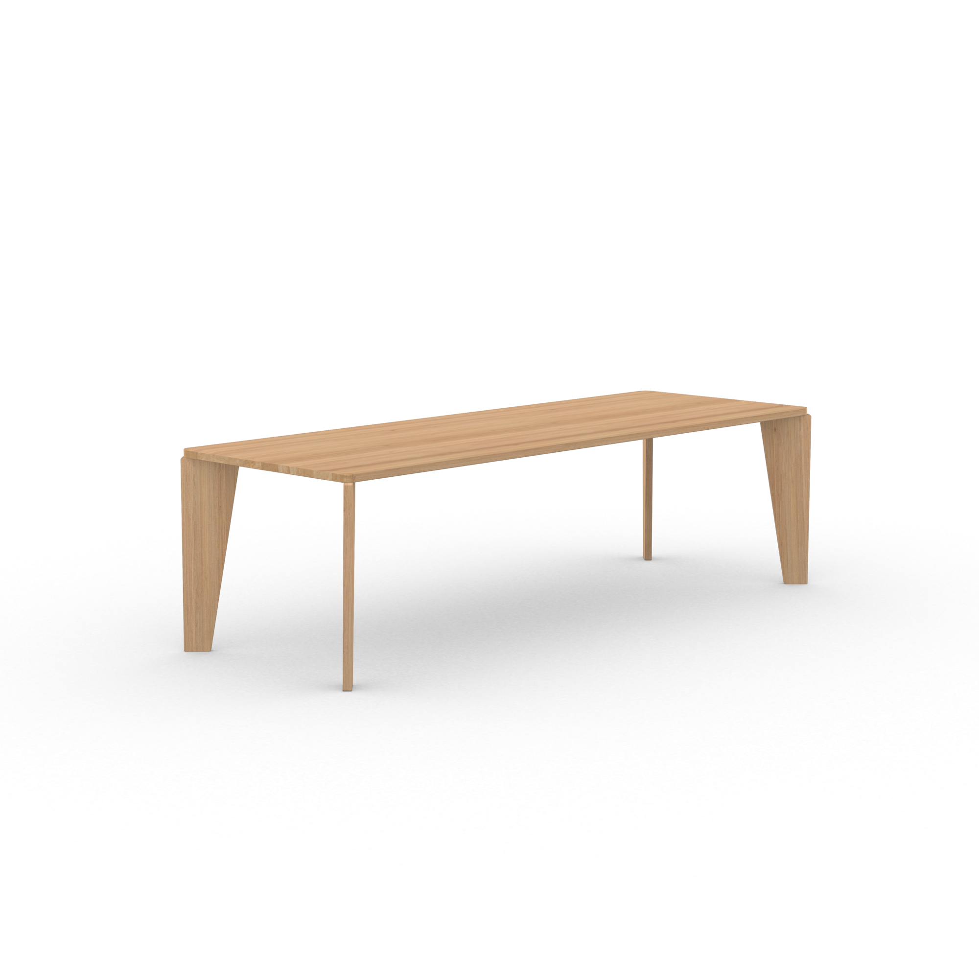 De afmetingen van het tafelblad worden niet gereflecteerd in de configurator